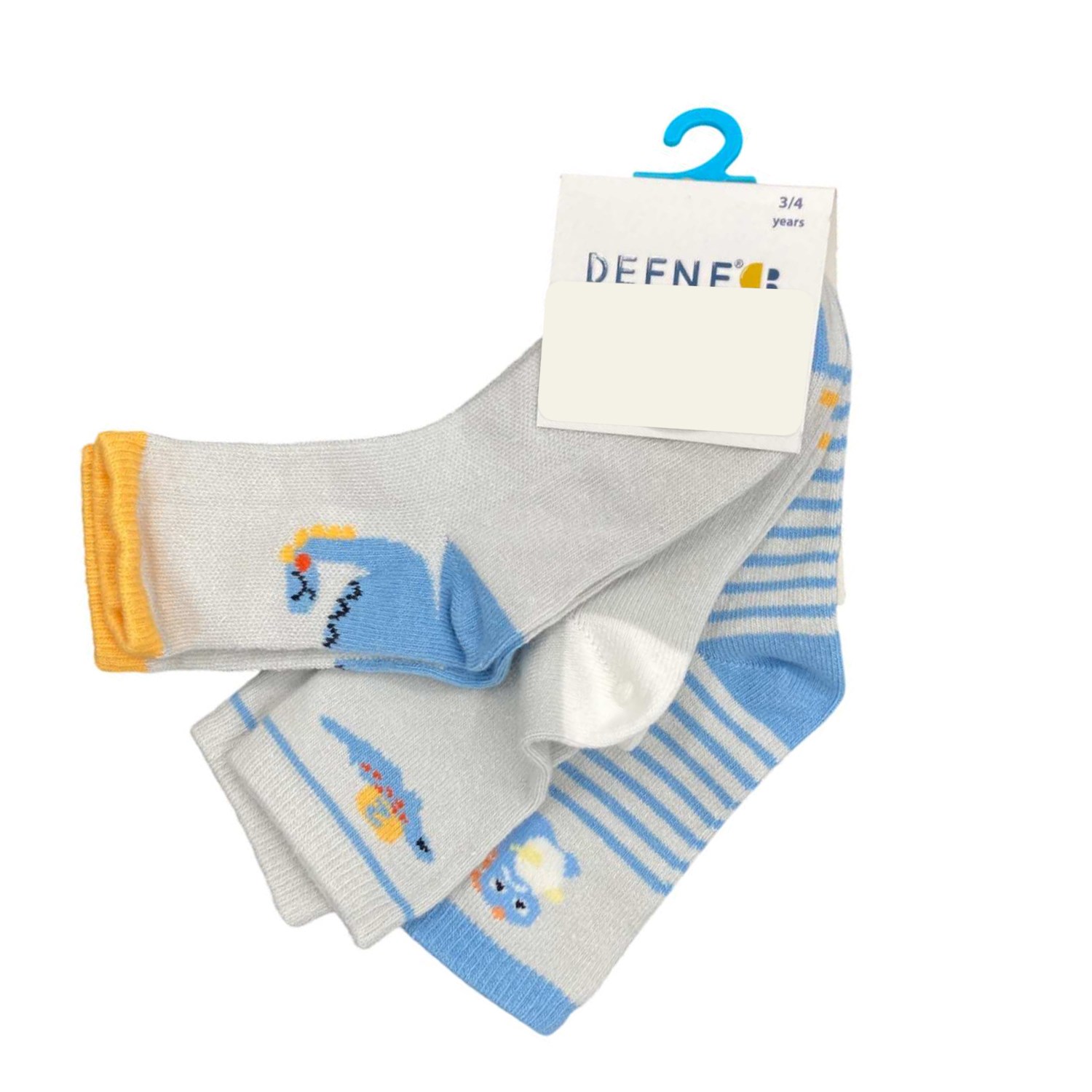 Defne Baby 3Lü Bebek Çorabı 022-22 Gri