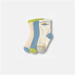 Defne Baby 3Lü Bebek Çorabı 022-22 Ekru