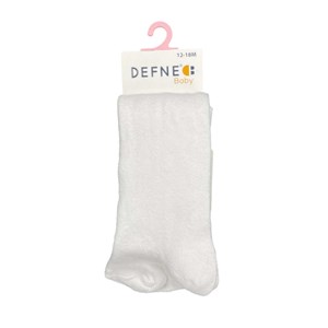 Defne Baby Bebek Külotlu Çorap J005-21 Beyaz