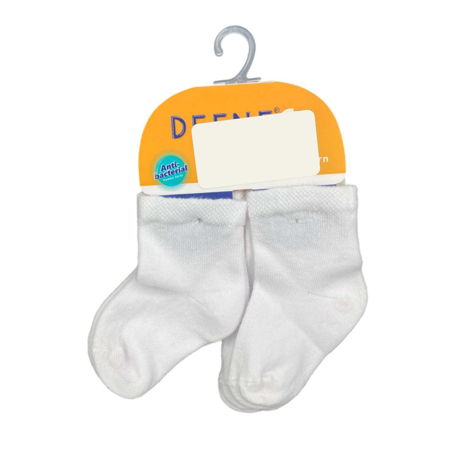 Defne Baby 2'li Bebek Çorabı U005-24 Beyaz