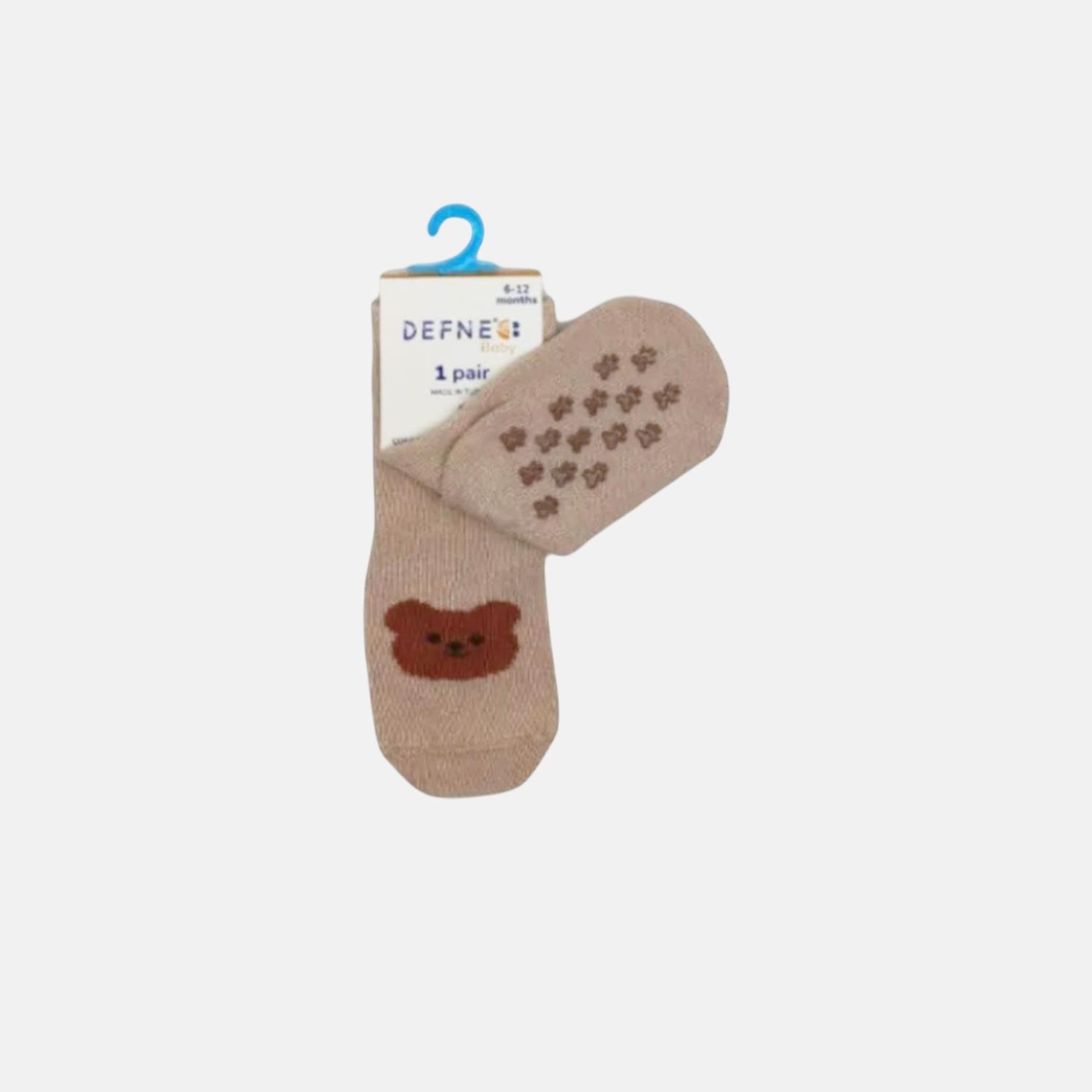 Defne Baby Bebek Çorabı E006-24 Bej
