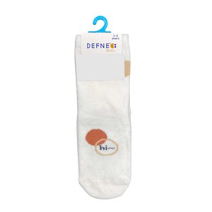Defne Baby Bebek Çorabı E006-24 Ekru