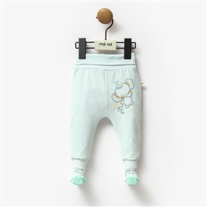 Moi Noi Çoraplı Pantolon MNB7532 Mint