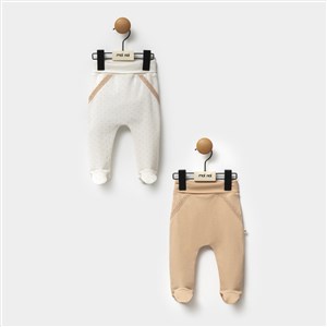 Moi Noi 2'li Patikli Pantolon MNB7543 Gold
