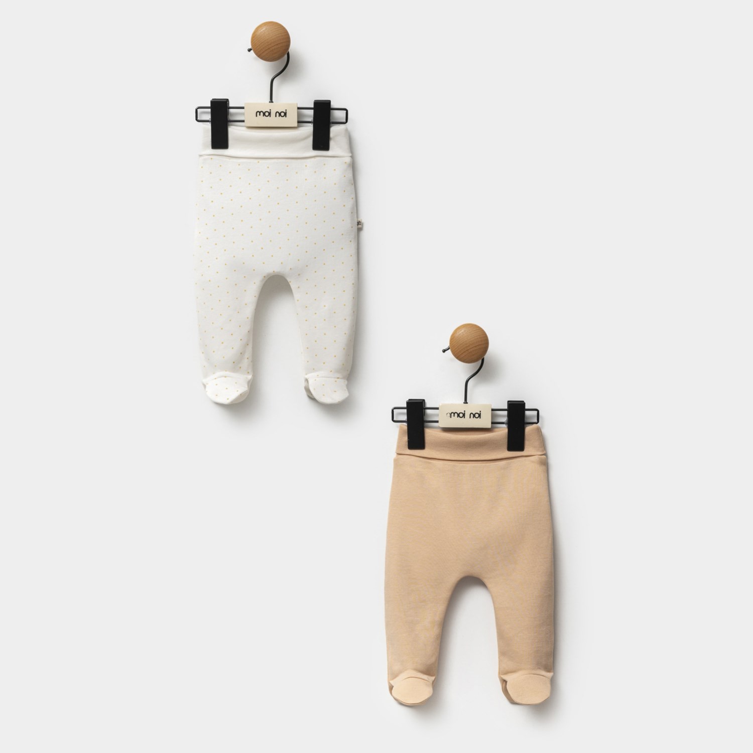 Moi Noi 2'li Patikli Pantolon MNB7544 Gold