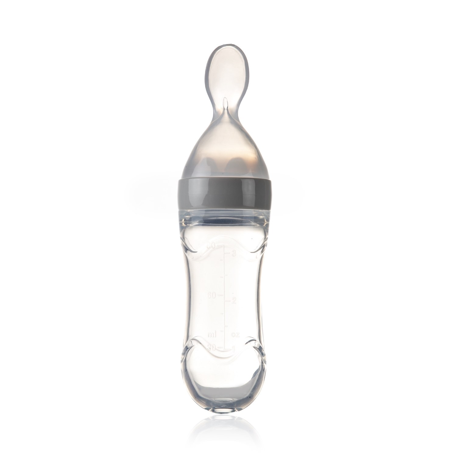 BabyJem Sıkmalı Kaşık 806 Gri