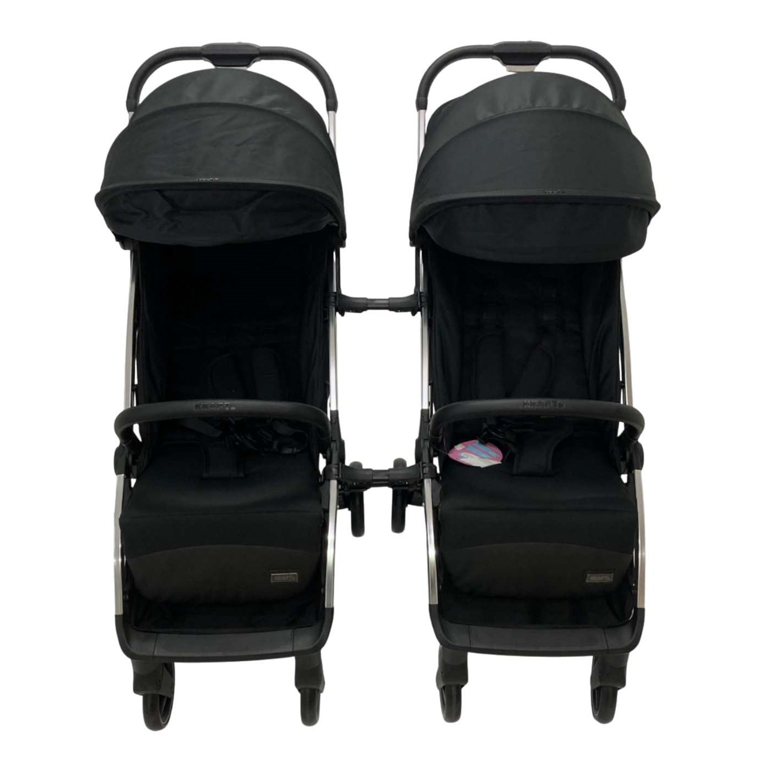 Kraft Trip İkiz Bebek Arabası Black-Silver