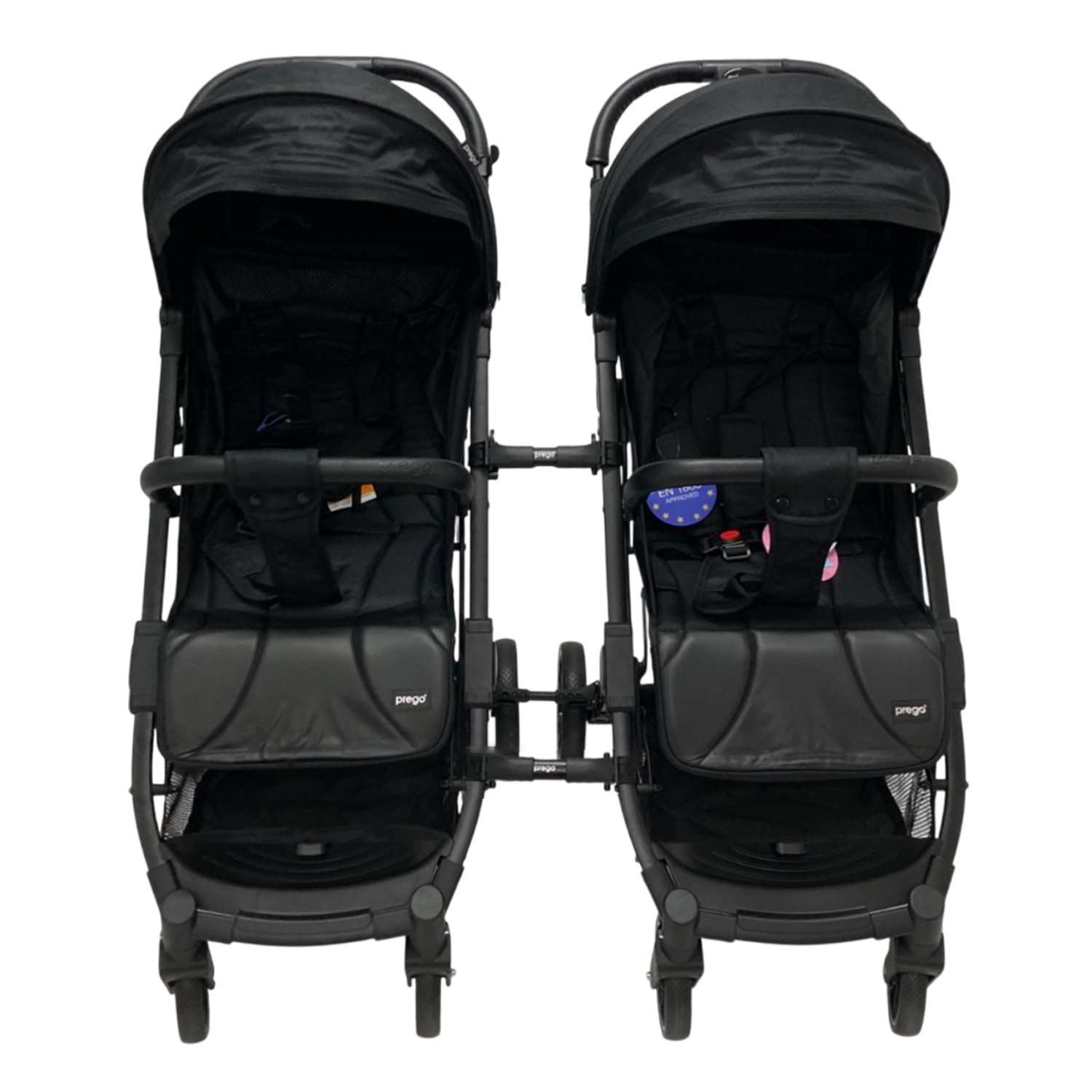 Prego Aria Plus İkiz Bebek Arabası Siyah