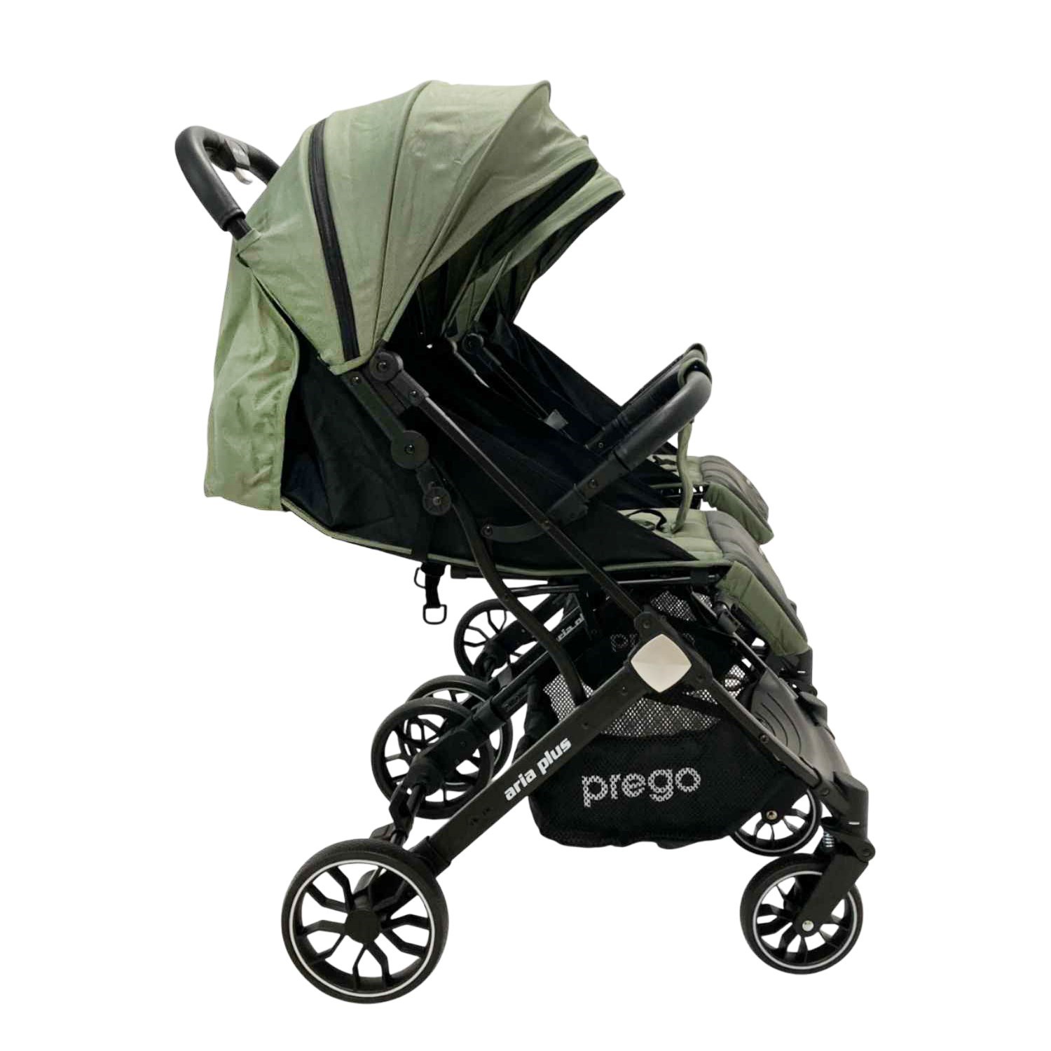 Prego Aria Plus İkiz Bebek Arabası Yeşil