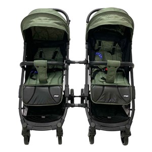 Prego Aria Plus İkiz Bebek Arabası Yeşil