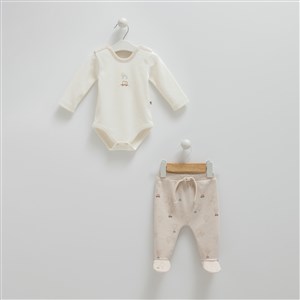 Caramell Flaying Cars Body ve Pantolon 1201 Bej