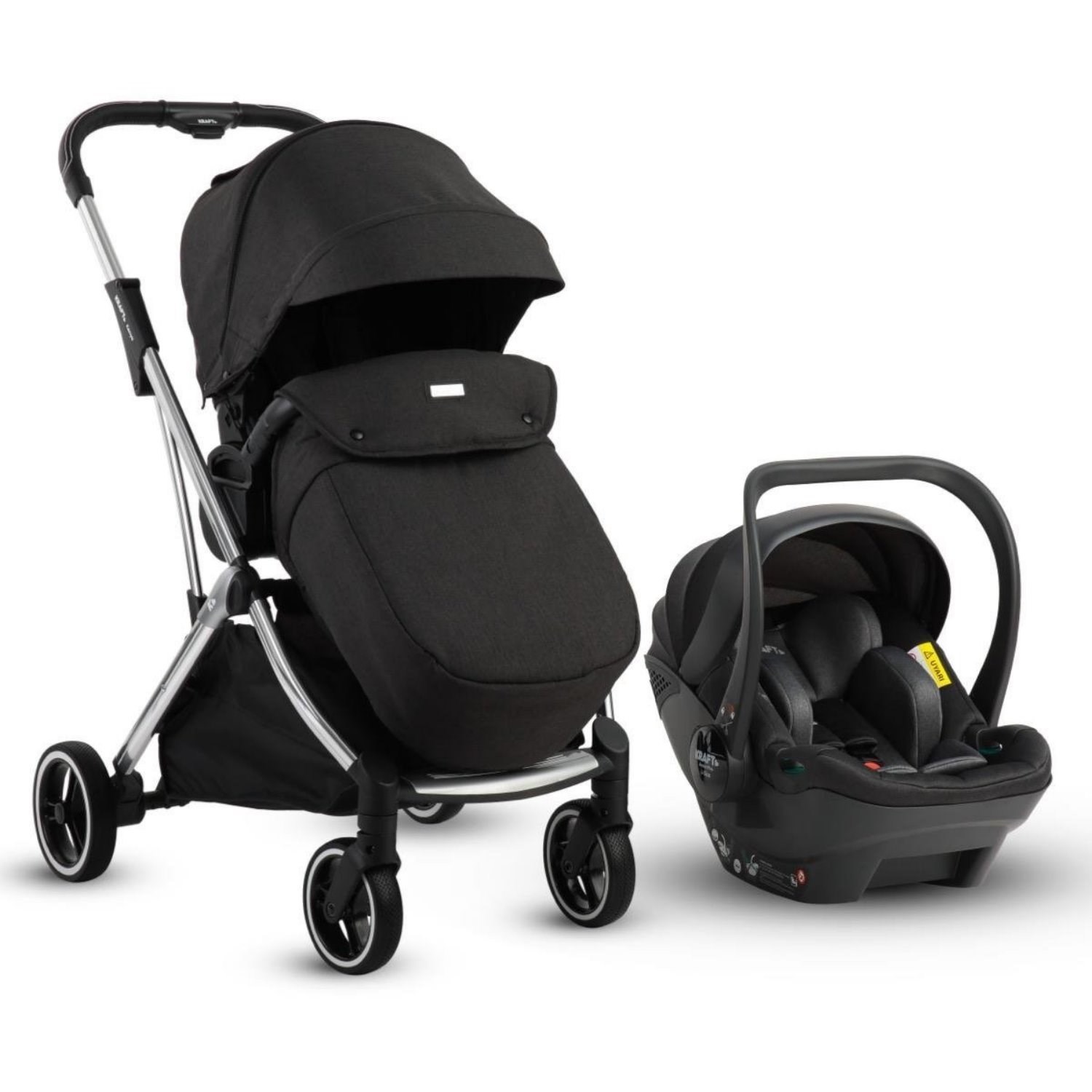 Kraft Kenya I Size Travel Sistem Bebek Arabası Black