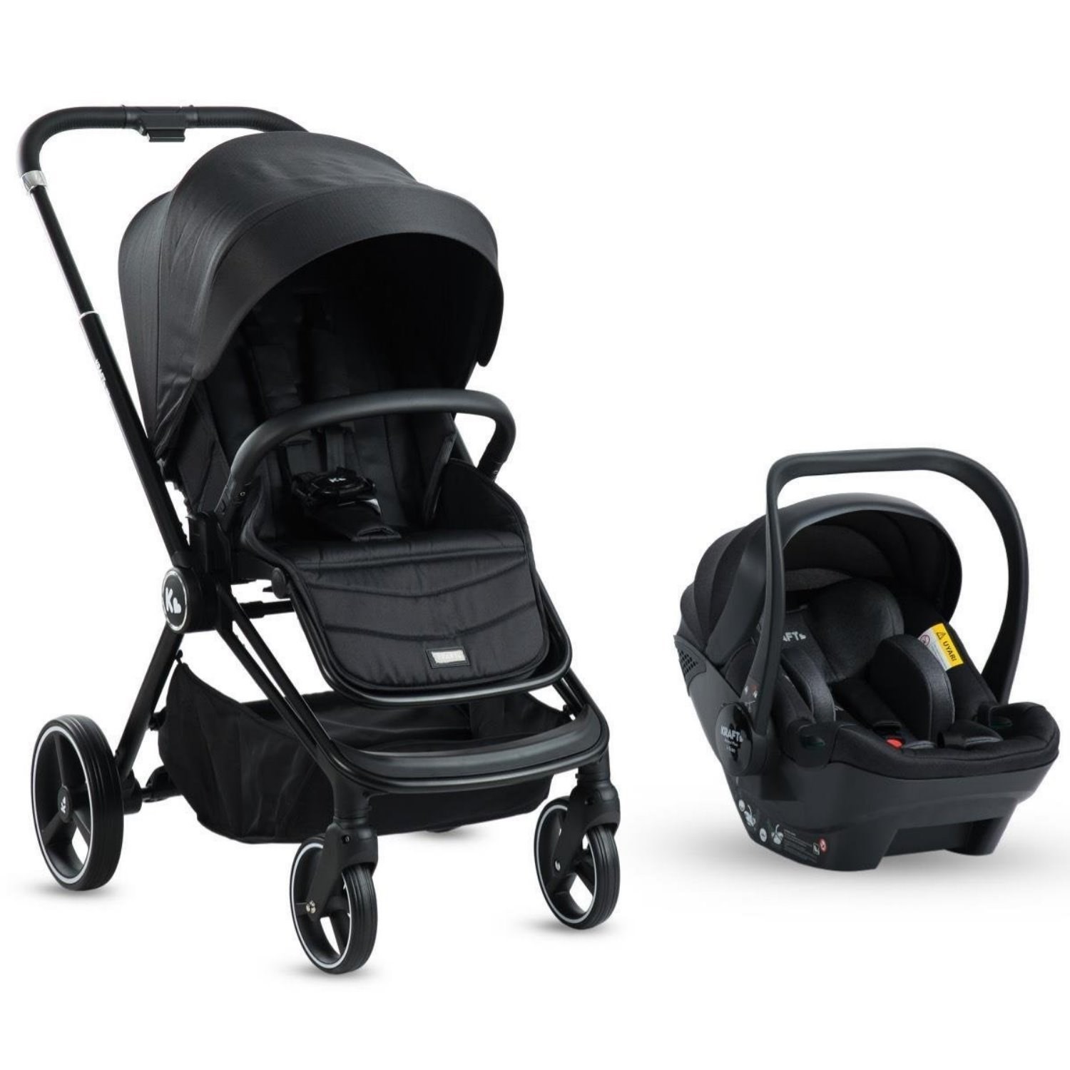 Kraft Mila (Mika) Travel Sistem Bebek Arabası Black