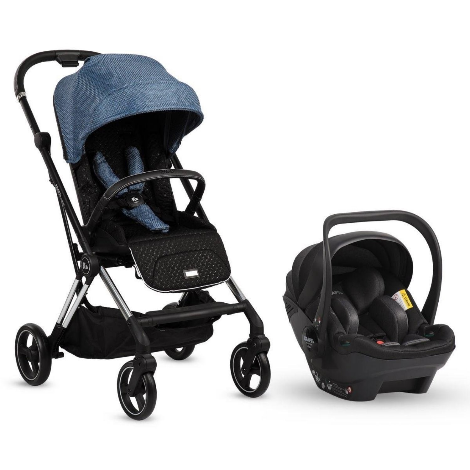 Kraft Tokyo Plus Travel Sistem Bebek Arabası Black Blue