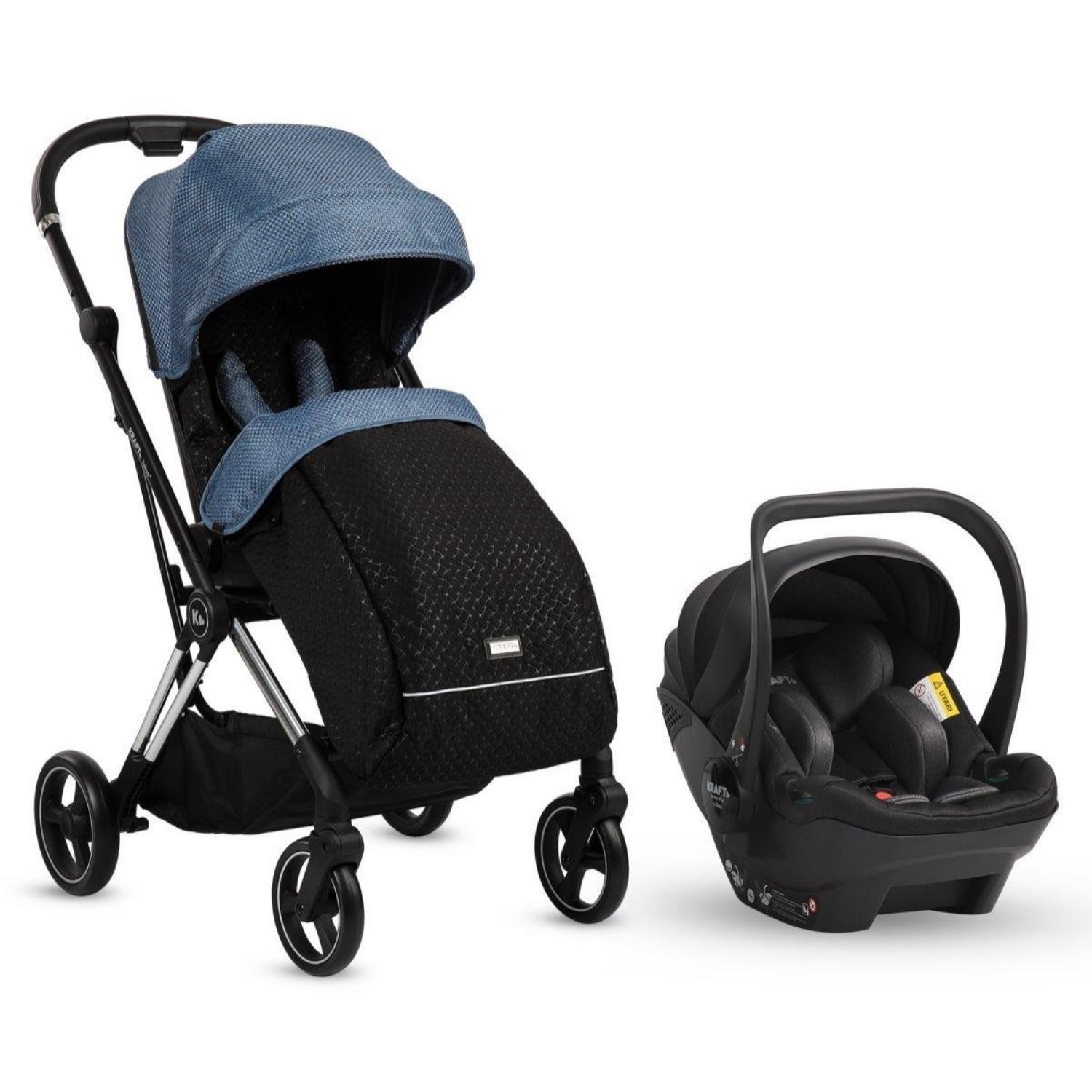 Kraft Tokyo Plus Travel Sistem Bebek Arabası Black Blue