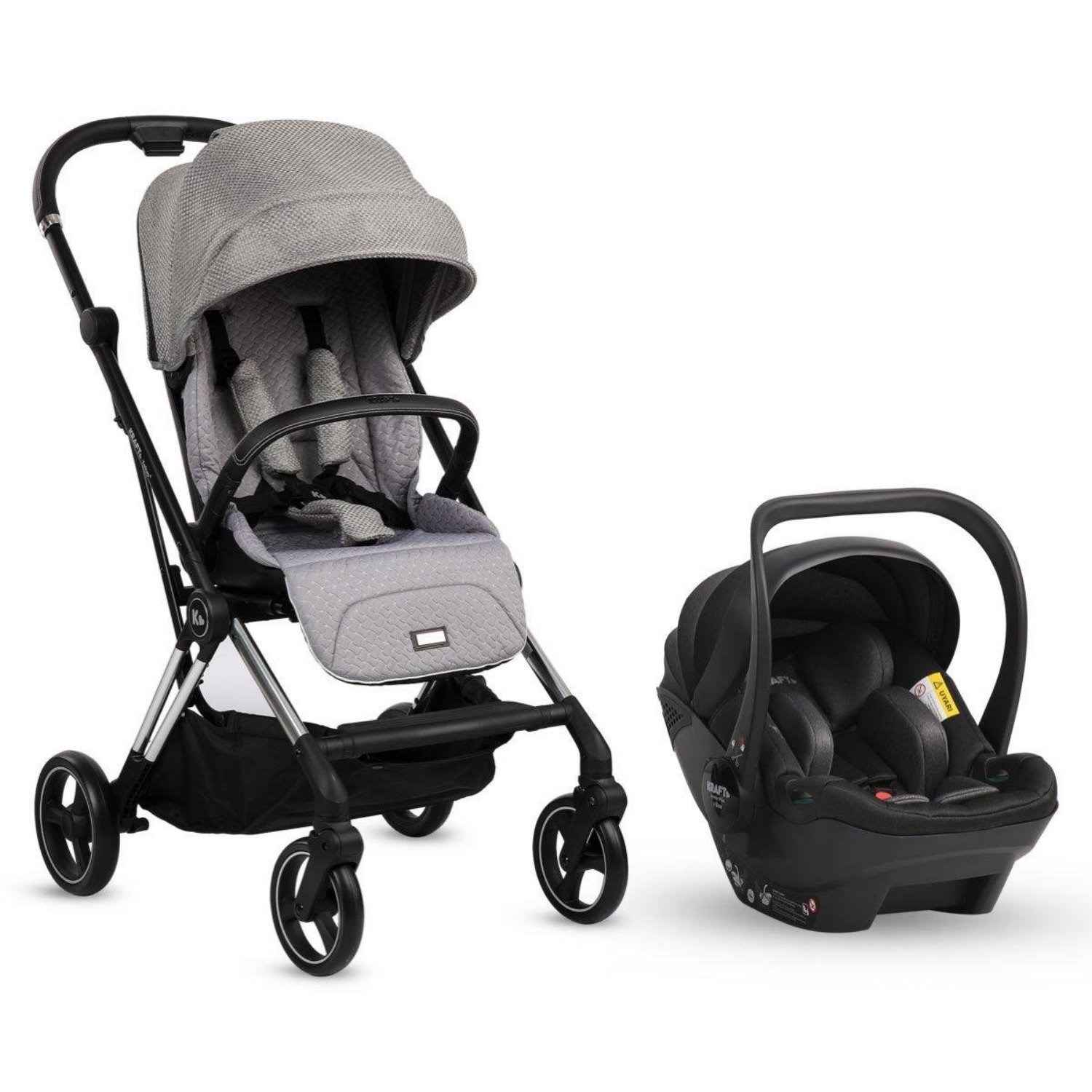 Kraft Tokyo Plus Travel Sistem Bebek Arabası Grey