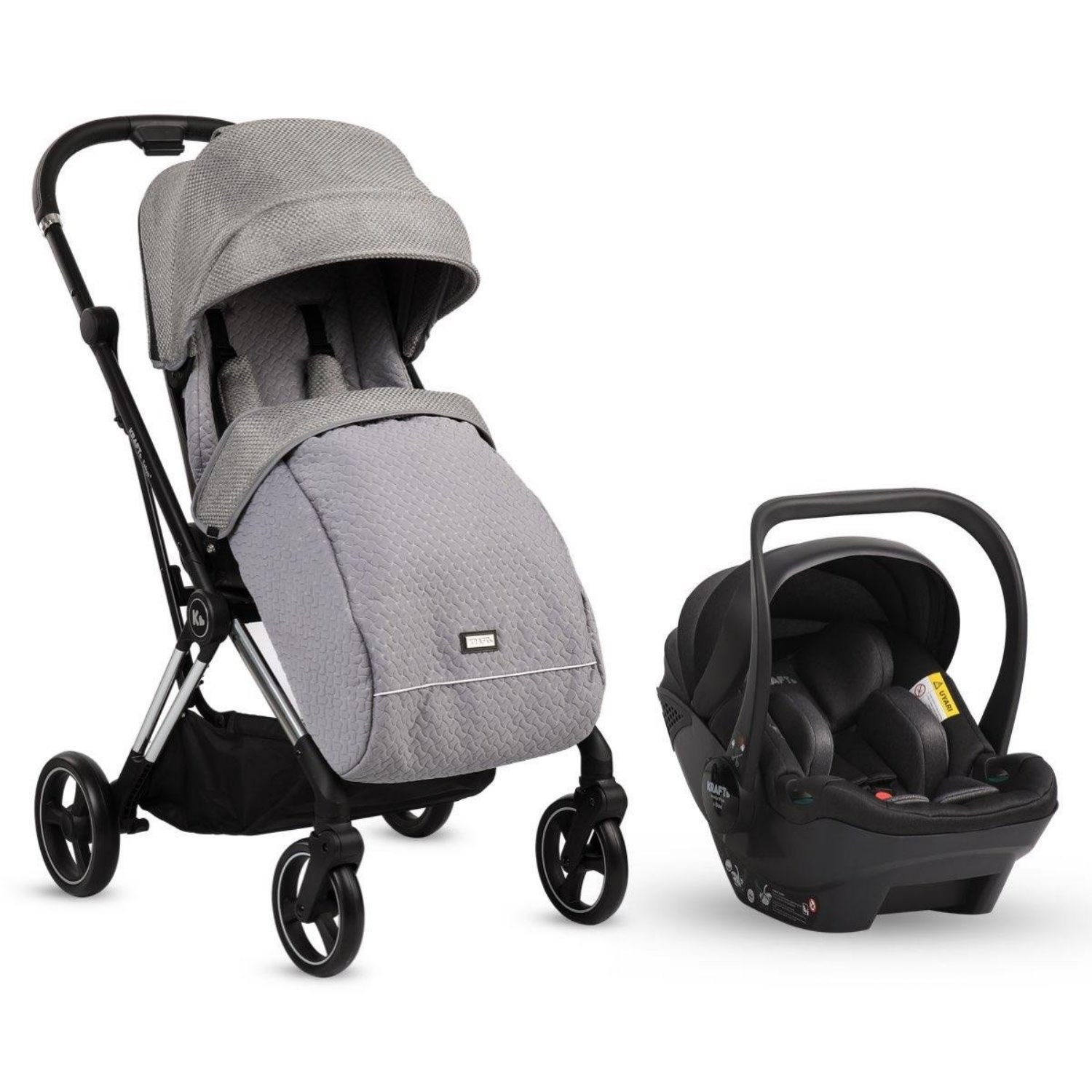Kraft Tokyo Plus Travel Sistem Bebek Arabası Grey