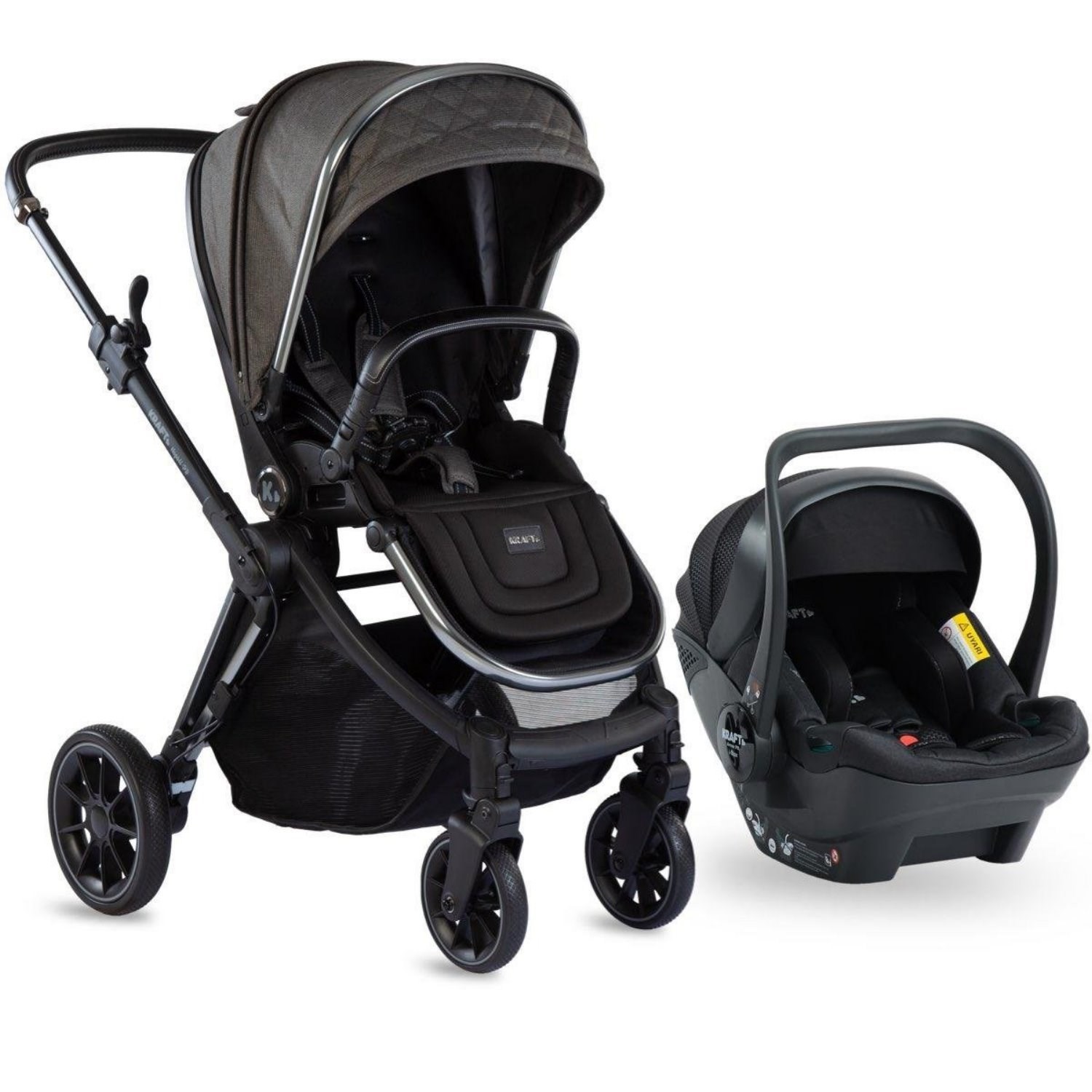 Kraft Napoli PR Travel Sistem Bebek Arabası Grey