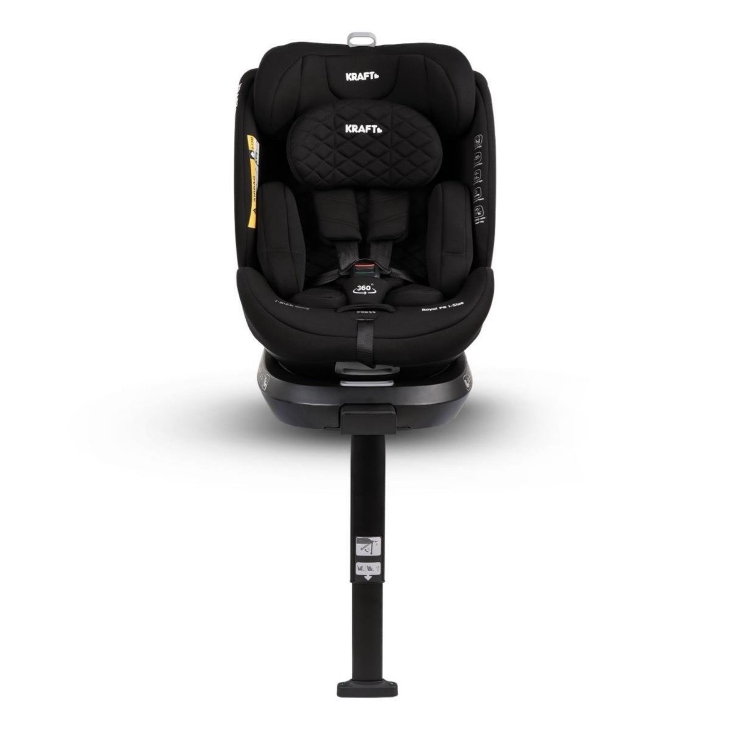 Kraft Royal PR I-Size Oto Koltuğu 40 Cm - 150 Cm Black