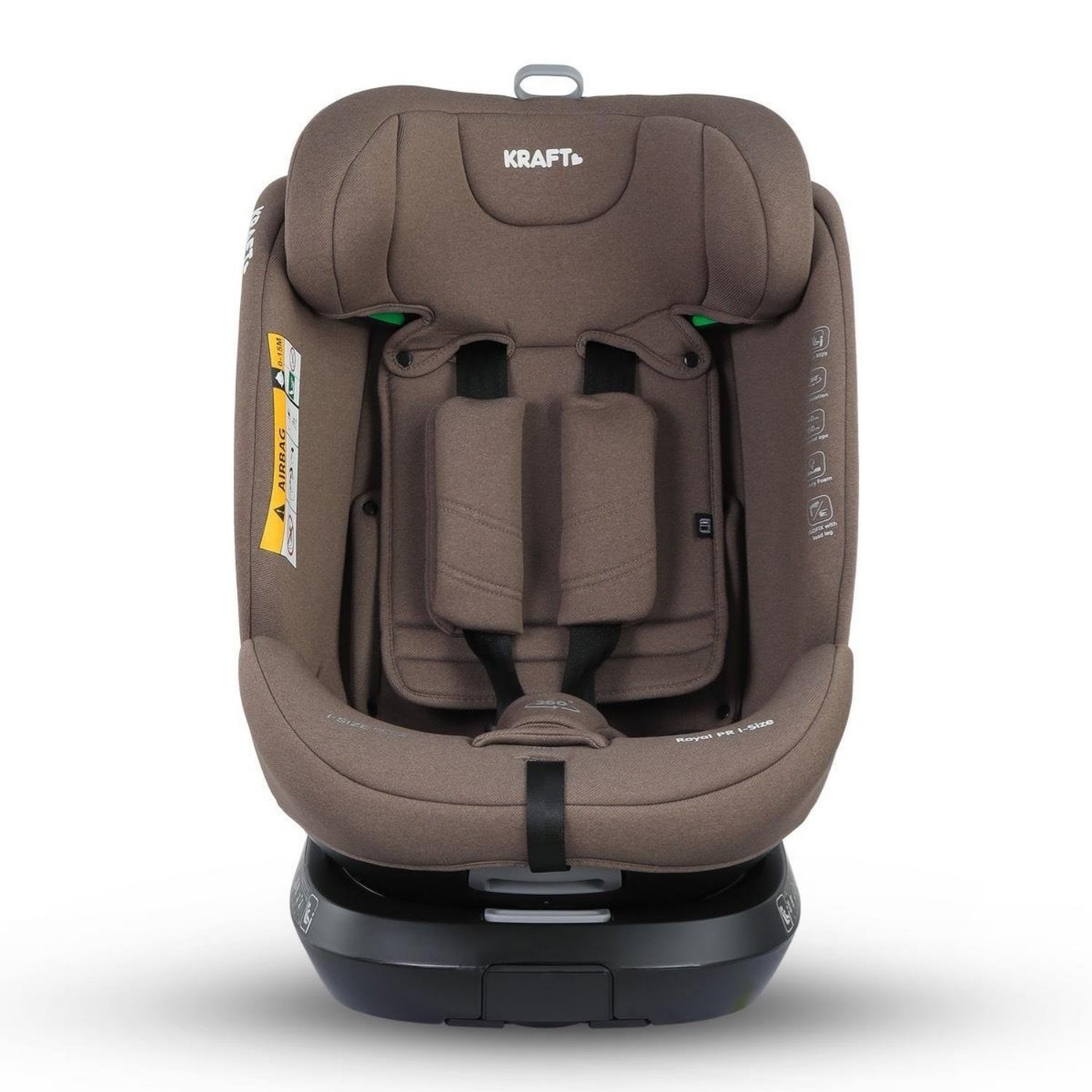 Kraft Royal PR I-Size Oto Koltuğu 40 Cm - 150 Cm Brown