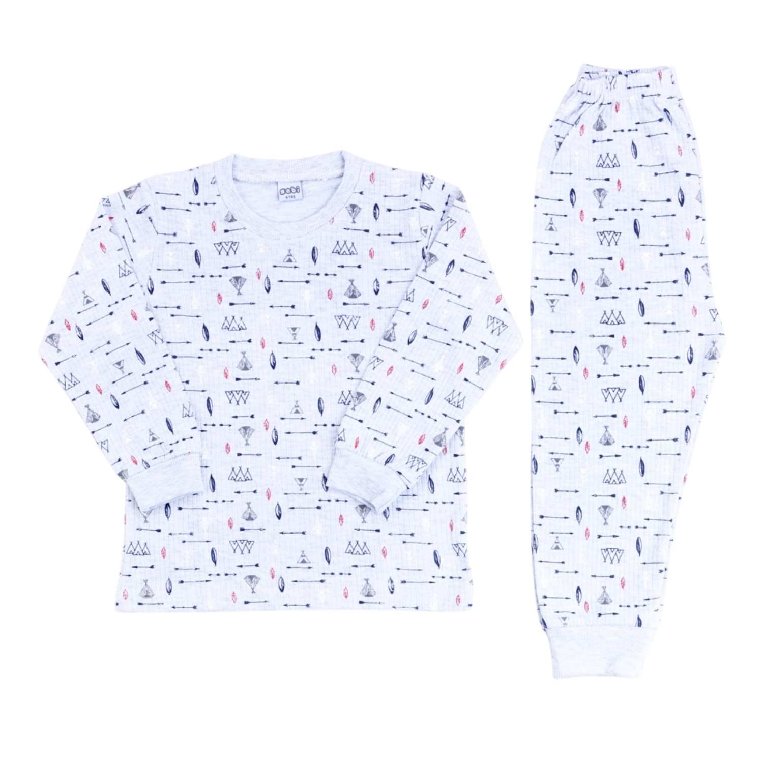 Sebi Bebe Çadırlı Pijama Takımı 9140 Gri