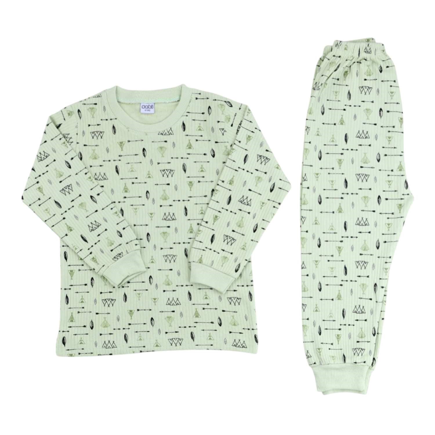Sebi Bebe Çadırlı Pijama Takımı 9140 Yeşil