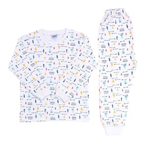 Sebi Bebe Çadırlı Pijama Takımı 9140 Ekru