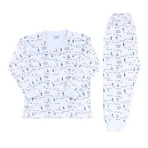 Sebi Bebe Çadırlı Pijama Takımı 9140 Gri