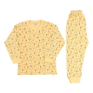 Sebi Bebe Çadırlı Pijama Takımı 9140 Hardal