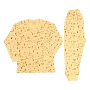 Sebi Bebe Çadırlı Pijama Takımı 9140 Sarı
