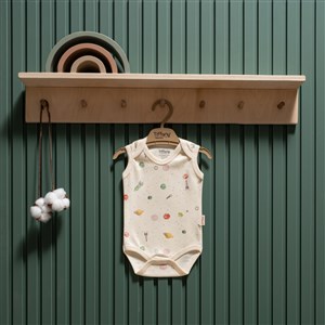 Tiffany Baby Organic Space Theme Atlet Body 44009 Ekru