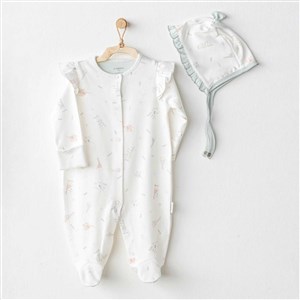 Andywawa Love Family Bebek Tulum Takım AC25510 Ekru
