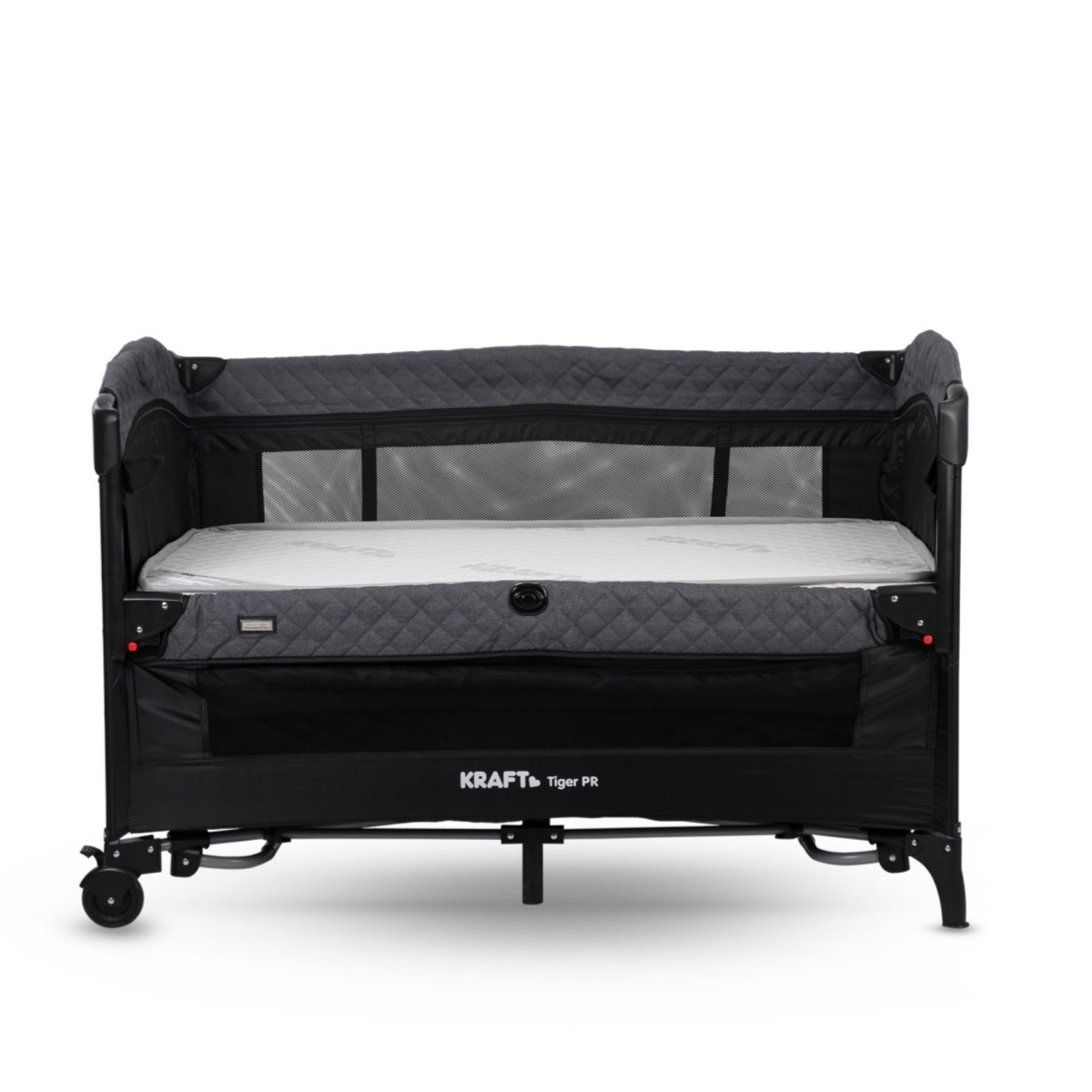 Kraft Tiger PR Anne Yanı Oyun Parkı 70x120 Cm Dark Grey