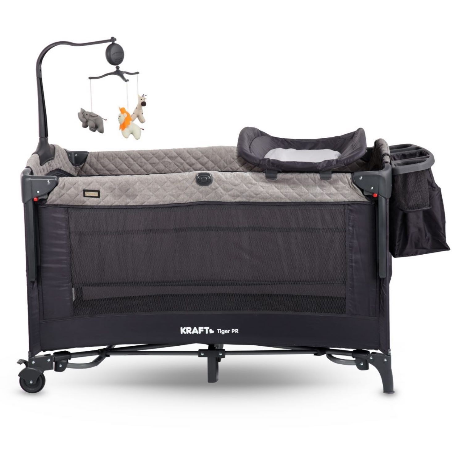 Kraft Tiger PR Anne Yanı Oyun Parkı 70x120 Cm Light Grey