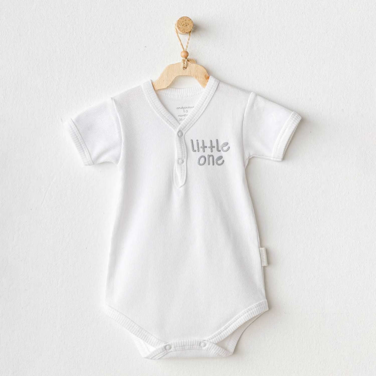 Andywawa Basic Bebek Body AC25896 Beyaz