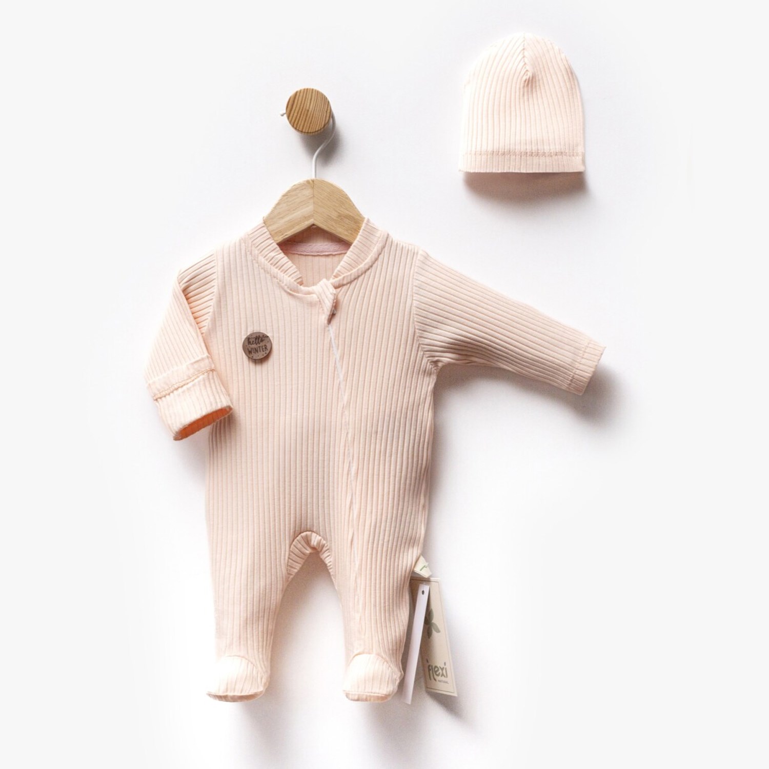 Flexi Bebek Tulumu 513021 Somon