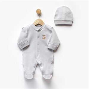 Flexi Bebek Tulumu 252349 Gri