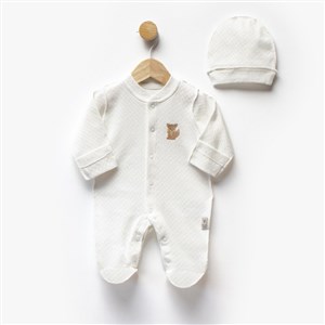 Flexi Bebek Tulumu 252349 Krem