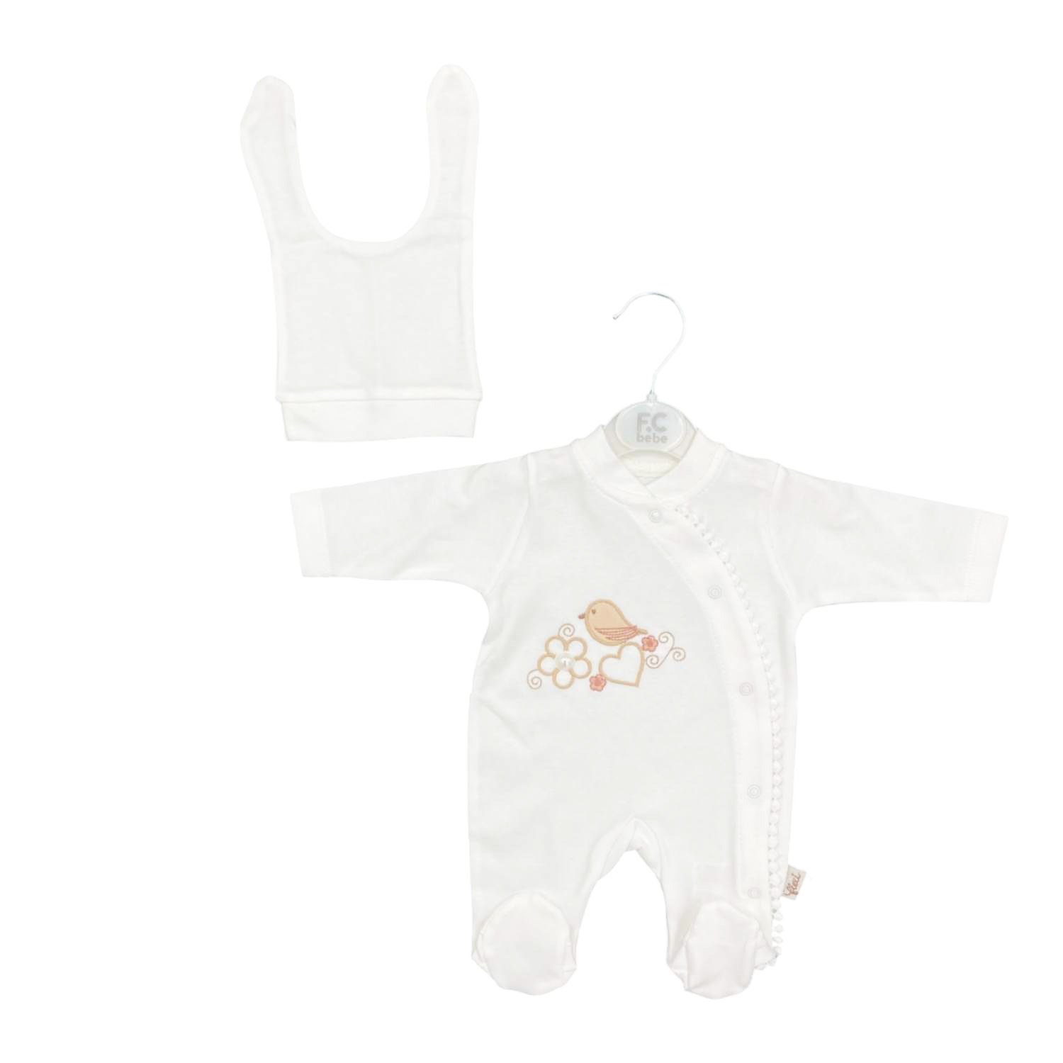 Flexi Bebek Tulumu 252357 Beyaz