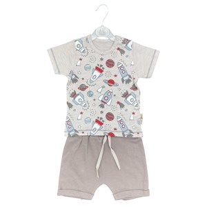 Flexi İkili Bebek Takım 216416 Gri