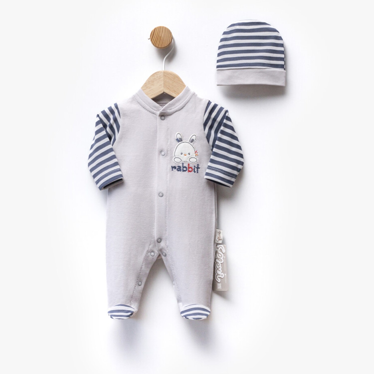 Flexi Bebek Tulumu 252304 Gri