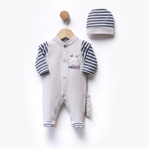 Flexi Bebek Tulumu 252304 Gri