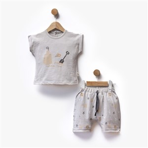 Flexi İkili Bebek Takım 216389 Gri