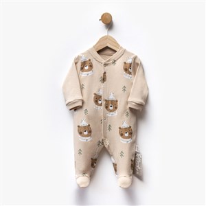 Flexi Bebek Tulumu 252282 Krem