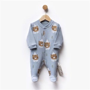 Flexi Bebek Tulumu 252282 Mavi