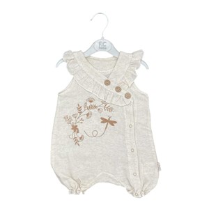 Bebbemini Bebek Tulumu 2348 Gri-Kahverengi