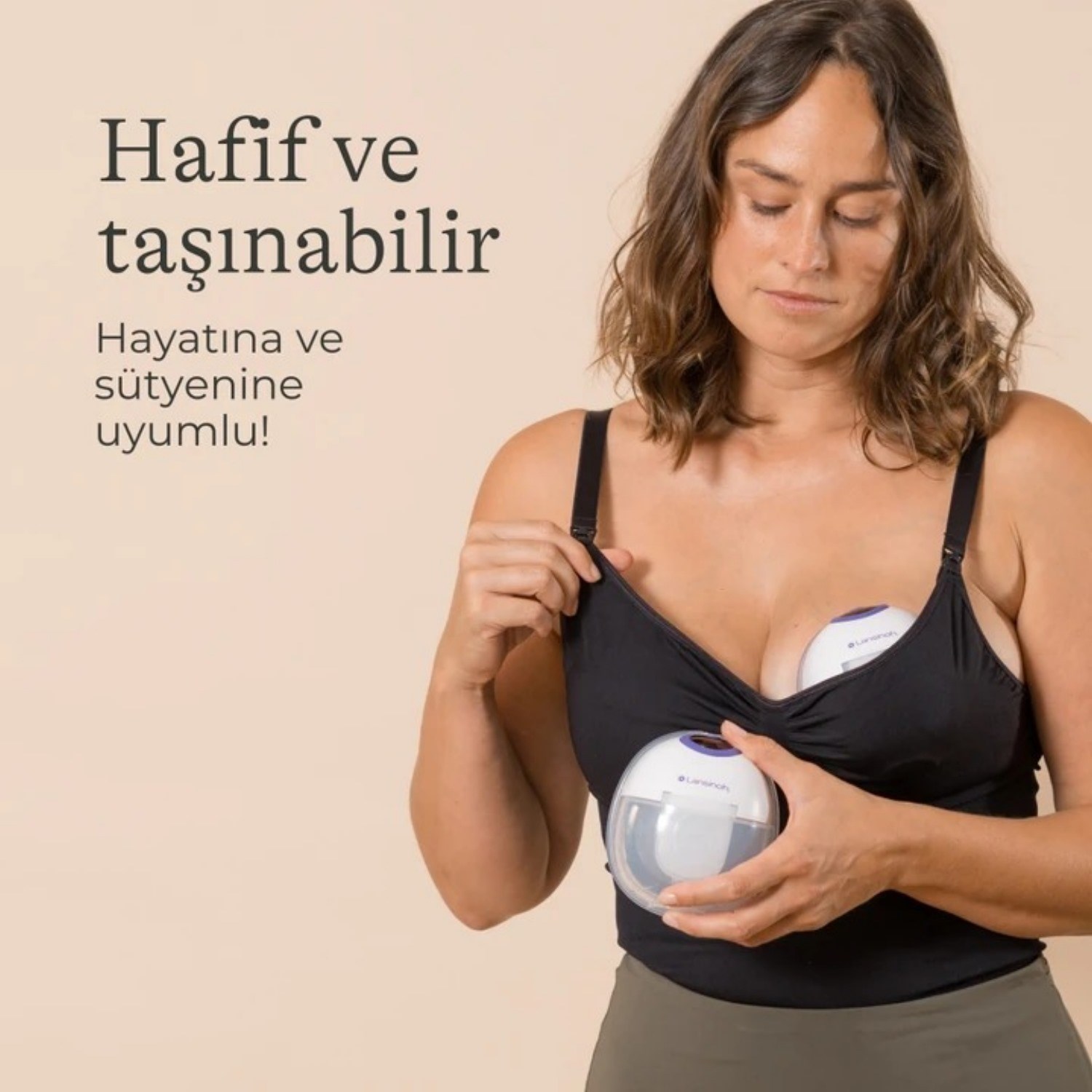 Lansinoh Giyilebilir Çiftli Göğüs Pompası 