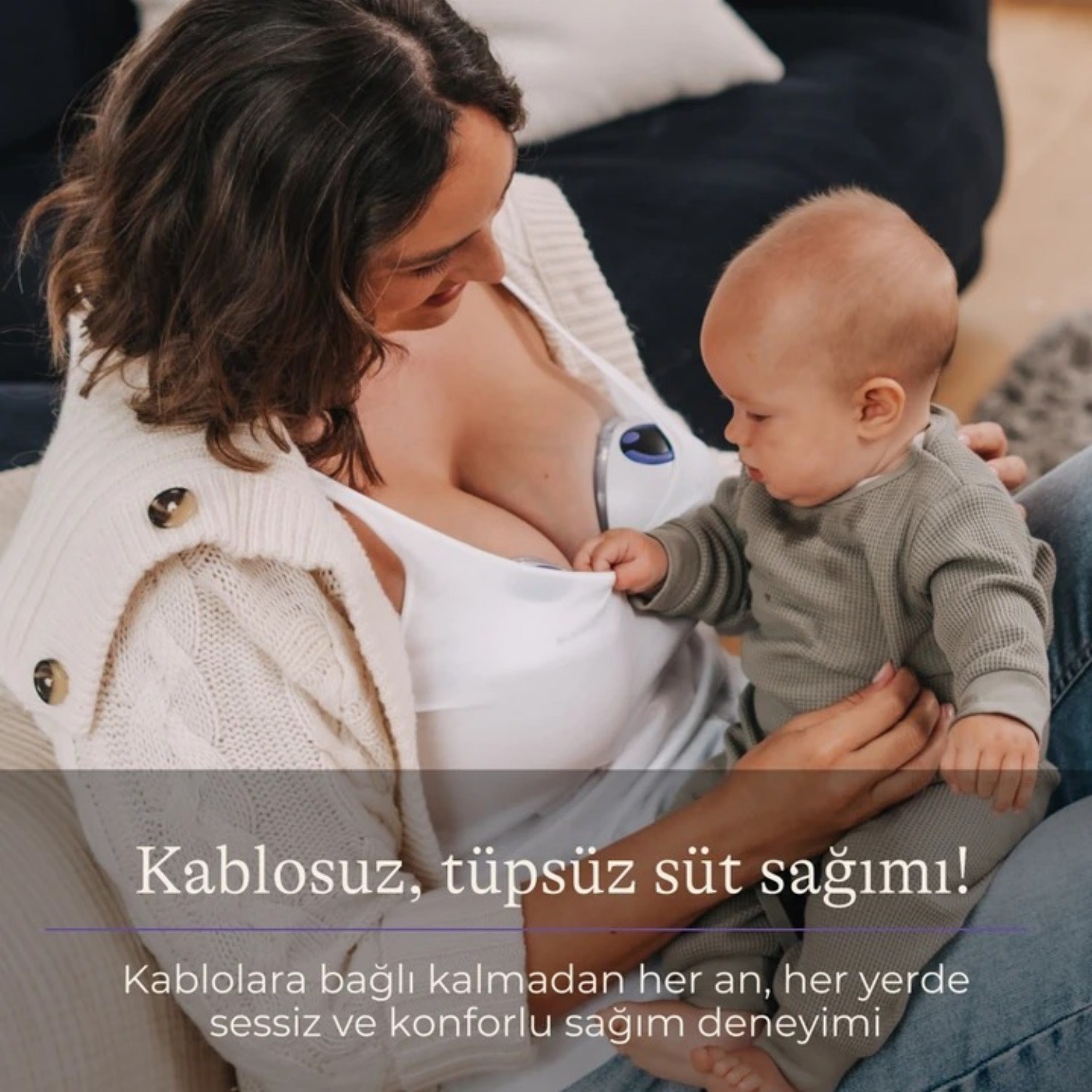 Lansinoh Giyilebilir Çiftli Göğüs Pompası 