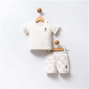 U.S. Polo Assn 2'li Bebek Takım USB2377 Beyaz
