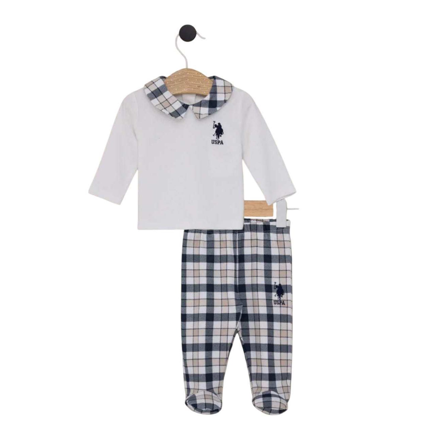 U.S. Polo Assn 2'li Bebek Takım USB2060 Krem